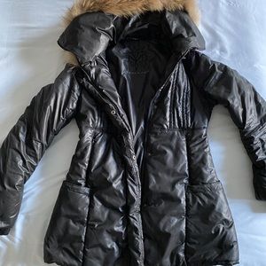 Mackage Shiny Black Winter Coat